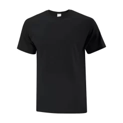 Sanmar T-Shirt Black Heather Blank