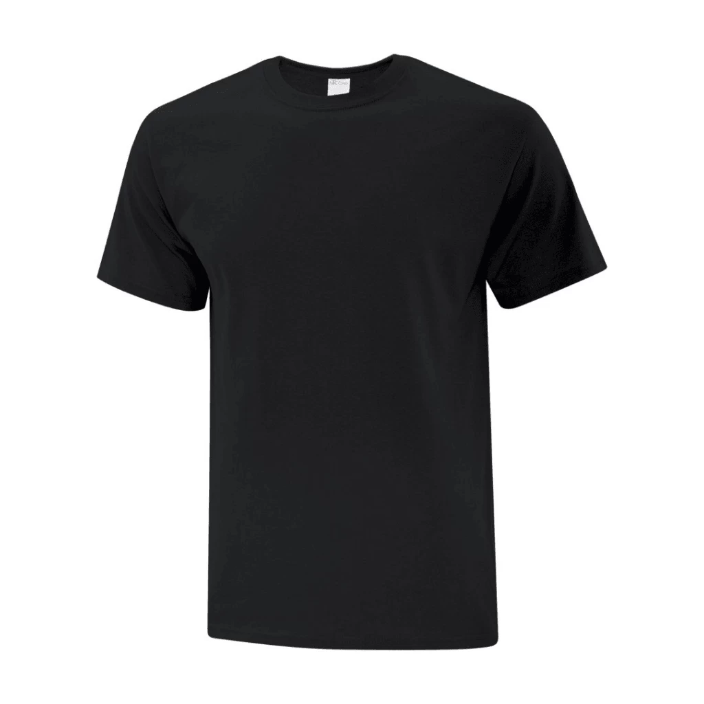 Sanmar T-Shirt Black Heather Blank 1 Sanmar T-Shirt Black Heather Blank
