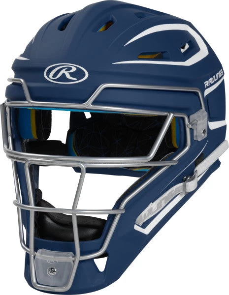 Rawlings Adult JR Hockey-Style Catcher's Helmet CHMCHJ 3 Rawlings Adult JR Hockey-Style Catcher's Helmet CHMCHJ - Image 3