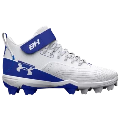 Under Armour UnderArmour Boys' UA Harper 7 Mid RM Jr. Baseball Cleats Royal 3025598-400