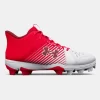 Under Armour UnderArmour Men's UA Leadoff Mid RM Baseball Cleats Red 3025590-600