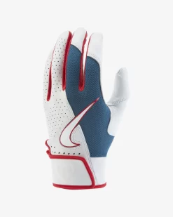 Nike Trout Elite Batting Gloves 2.0 White - Royal - Red -Baseball Gear Shop cb0d299e1538e5f8f4527b653e1bf3a5