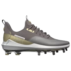 Under Armour UnderArmour Men's UA Harper 7 Low ST Metal Baseball Cleats Grey 3025582-101