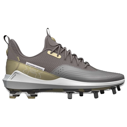Under Armour UnderArmour Men's UA Harper 7 Low ST Metal Baseball Cleats Grey 3025582-101 1 Under Armour UnderArmour Men's UA Harper 7 Low ST Metal Baseball Cleats Grey 3025582-101